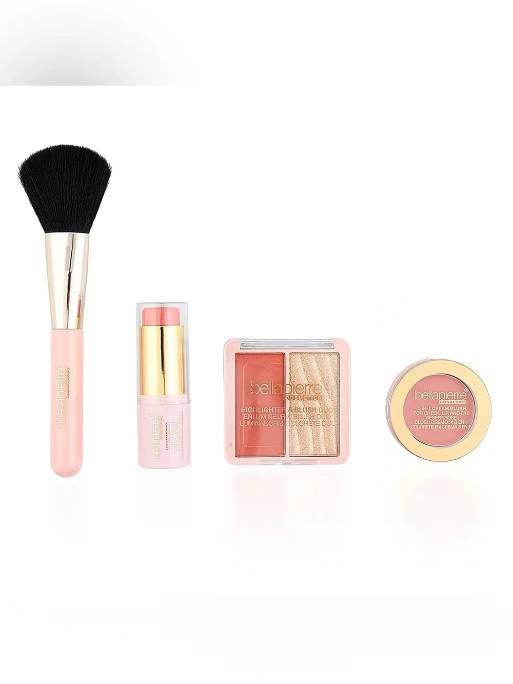 Bellapierre Get the Look Blush Edition Kit | 4-Piece Makeup Blush Set  | New